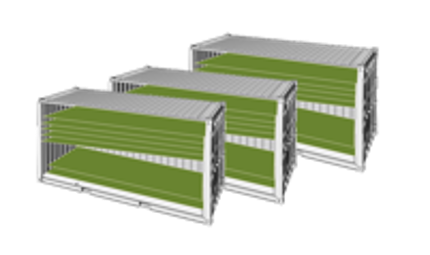 Algencontainer solare Biogaspoduktion